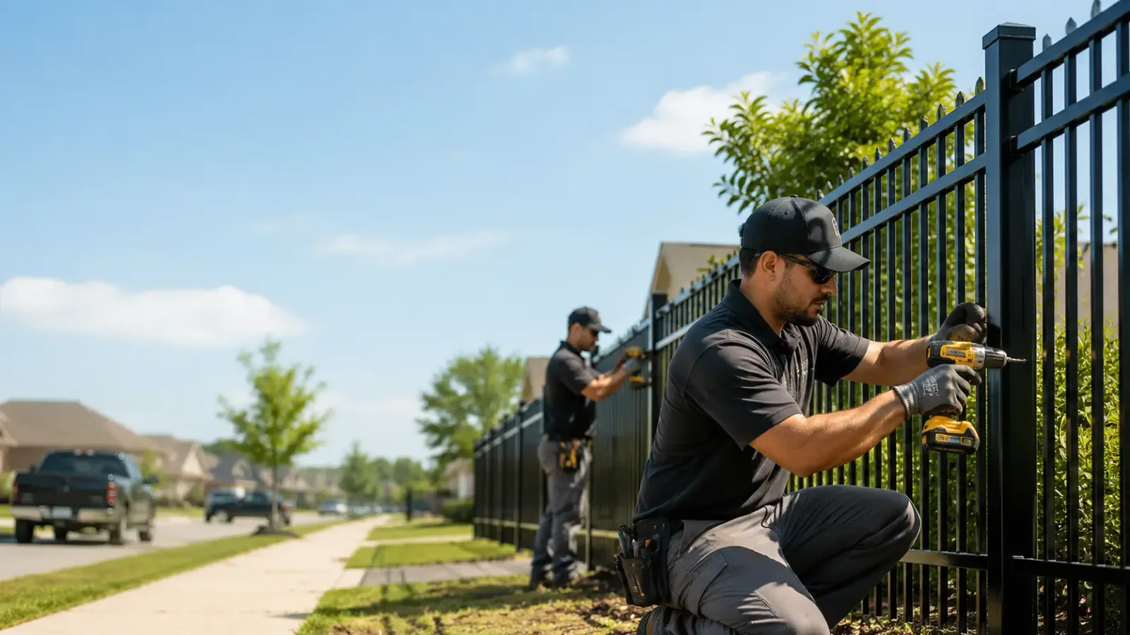Metal Fence Installation in Paris, AR